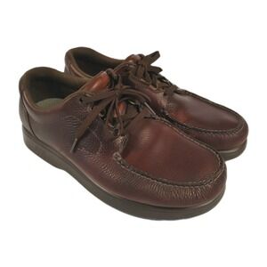 SAS Men's Bout Time Cordovan Size‎ 10.5 M Wide Lace Up Shoes Tripad Comfort